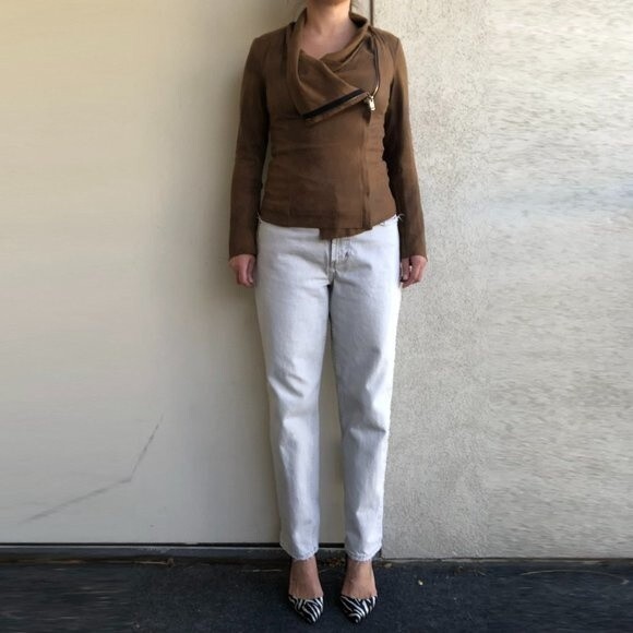 Zara Jackets & Blazers - Zara Brown Suede Jacket Size S